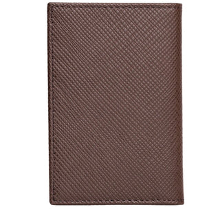 Ravenna Unisex Booktype Leather Card Holder – Mapi Edition, Brown - Mapi