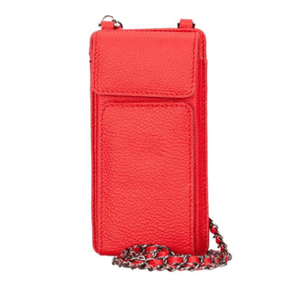 Riviera Crossbody Phone Case and Wallet, Red - UnBranded