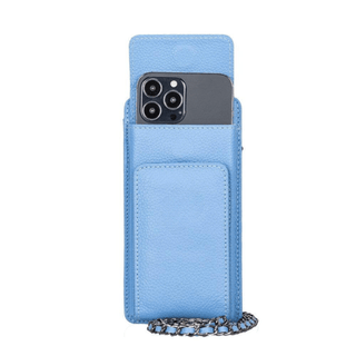 Riviera Crossbody Phone Case and Wallet, Royal Blue - UnBranded