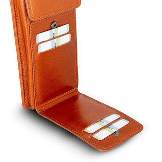 Riviera Crossbody Phone Case and Wallet, Rustic Tan - UnBranded