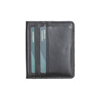 Robin Leather Wallet, Rustic Black - UnBranded
