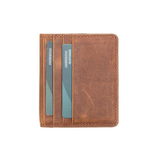 Robin Leather Wallet, Saddle Brown - UnBranded