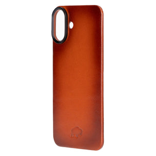 Rohan MagSafe Leather Back Case - iPhone 16 Plus, Burnished Tan - BlackBrook Case