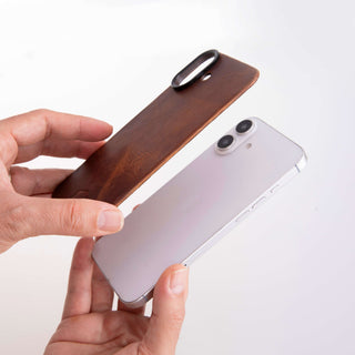 Rohan MagSafe Leather Back Case - iPhone 16 Plus, Golden Brown - BlackBrook Case