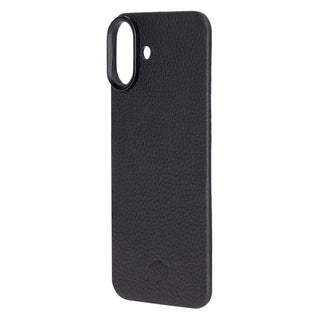 Rohan MagSafe Leather Back Case - iPhone 16 Plus, Pebble Black - BlackBrook Case