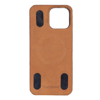 Rohan MagSafe Leather Back Case - iPhone 16 Pro Max, Golden Brown - BlackBrook Case