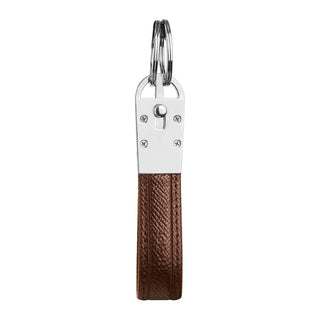 Roma Unisex Leather Key Holder – Mapi Edition, Brown - Mapi