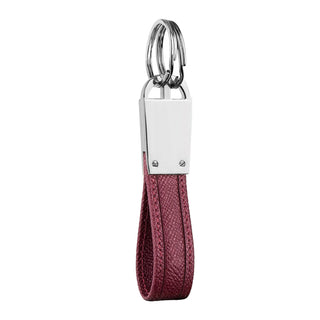 Roma Unisex Leather Key Holder – Mapi Edition, Burgundy - Mapi