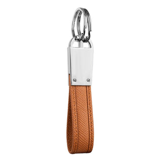Roma Unisex Leather Key Holder – Mapi Edition, Camel - Mapi