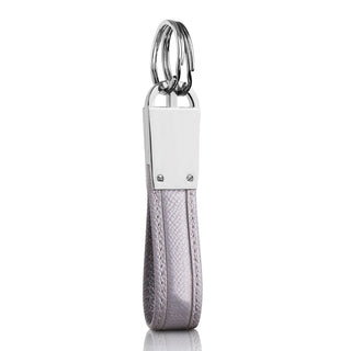 Roma Unisex Leather Key Holder – Mapi Edition, Gray - Mapi
