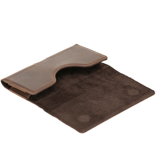 Rook Belt Clip Holster, 6.1" Phones, Distressed Coffee - BlackBrook Case