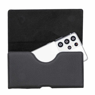 Rook Belt Clip Holster, 6.1" Phones, Pebble Black - BlackBrook Case