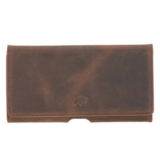 Rook Belt Clip Holster, 6.9" Phones, Distressed Coffee - BlackBrook Case