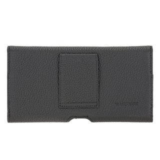 Rook Belt Clip Holster, 6.9" Phones, Pebble Black - BlackBrook Case