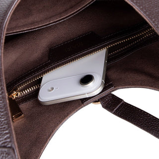 Rosa Leather Women's Bag, Brown - BlackBrook Case