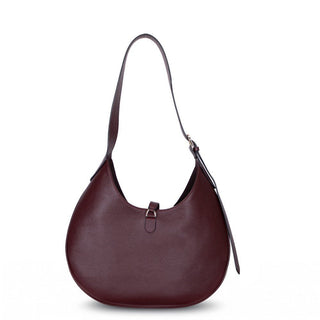 Rosa Leather Women's Bag, Burgundy - BlackBrook Case