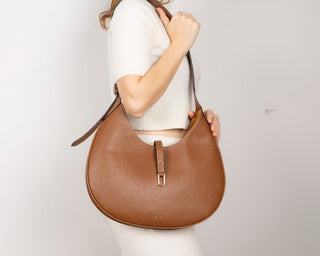 Rosa Leather Women's Bag, Tan - BlackBrook Case