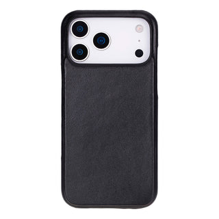 Rowen SlimShield Leather Case – iPhone 17 Pro Max, Rustic Black - UnBranded