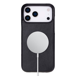 Rowen SlimShield Leather Case – iPhone 17 Pro Max, Rustic Black - UnBranded