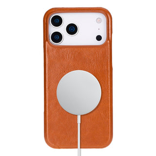 Rowen SlimShield Leather Case – iPhone 17 Pro Max, Rustic Tan - UnBranded