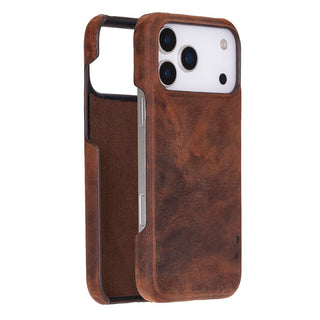 Rowen SlimShield Leather Case – iPhone 17 Pro Max, Saddle Brown - UnBranded