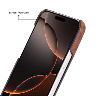 Rowen SlimShield Leather Case – iPhone 17 Pro Max, Saddle Brown - UnBranded