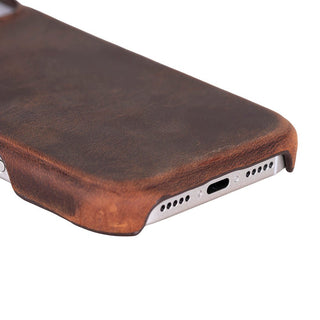 Rowen SlimShield Leather Case – iPhone 17, Saddle Brown - UnBranded