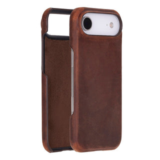 Rowen SlimShield Leather Case – iPhone Air, Saddle Brown - UnBranded