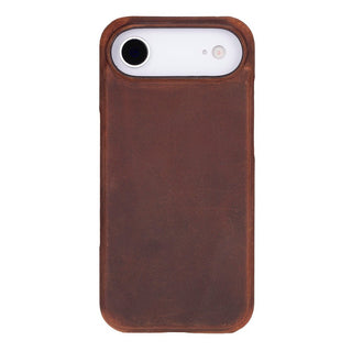 Rowen SlimShield Leather Case – iPhone Air, Saddle Brown - UnBranded