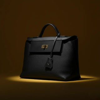 Ruby Leather Women's Bag, Black - BlackBrook Case