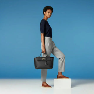 Ruby Leather Women's Bag, Black - BlackBrook Case