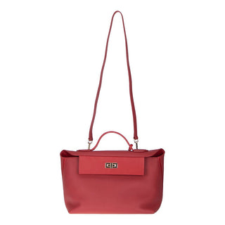 Ruby Leather Women's Bag, Red - BlackBrook Case