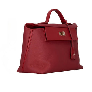 Ruby Leather Women's Bag, Red - BlackBrook Case