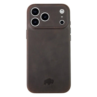 Ryker Leather iPhone 18 Pro Max MagSafe Case, Distressed Coffee - BlackBrook Case