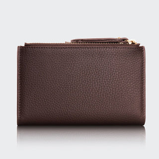Siena Women’s Two - Pocket Leather Wallet – Mapi Edition, Brown - Mapi