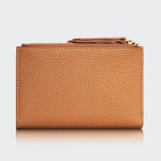 Siena Women’s Two - Pocket Leather Wallet – Mapi Edition, Camel - Mapi