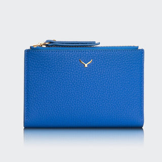 Siena Women’s Two - Pocket Leather Wallet – Mapi Edition, Dark Blue - Mapi
