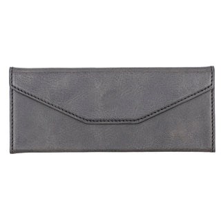 Smart Leather Glasses Case, Brown - UnBranded