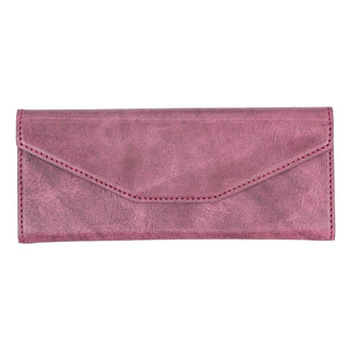 Smart Leather Glasses Case, Brown - UnBranded