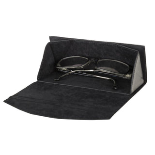 Smart Leather Glasses Case, Charcoal - UnBranded