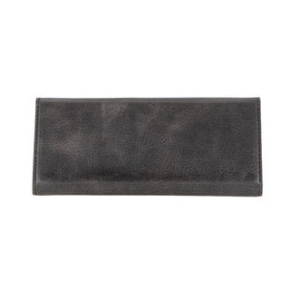 Smart Leather Glasses Case, Charcoal - UnBranded