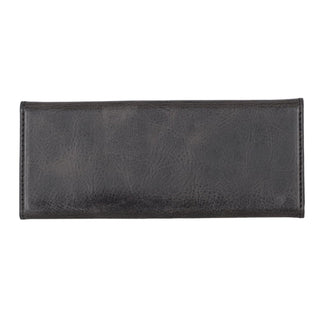 Smart Leather Glasses Case, Charcoal - UnBranded