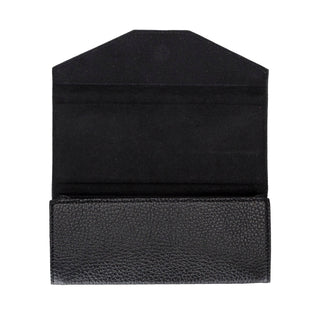 Smart Leather Glasses Case, Pebble Black - UnBranded