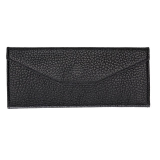 Smart Leather Glasses Case, Pebble Black - UnBranded