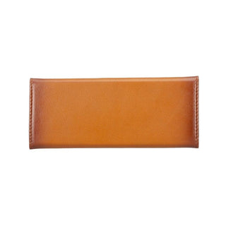 Smart Leather Glasses Case, Rustic Tan - UnBranded