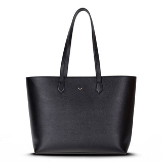 Solea Leather Women's Tote Bag, Black - BlackBrook Case