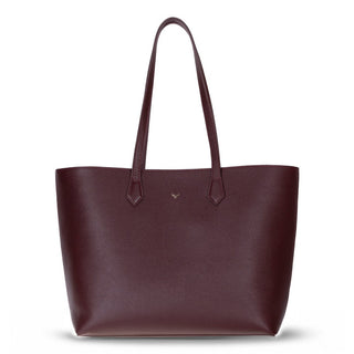 Solea Leather Women's Tote Bag, Burgundy - BlackBrook Case