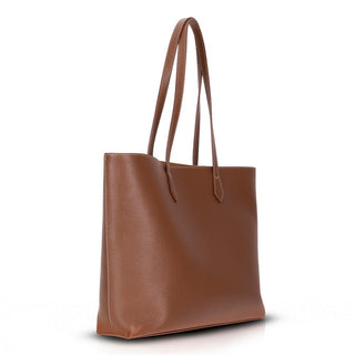 Solea Leather Women's Tote Bag, Tan - UnBranded