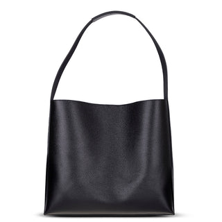 Stella Leather Women's Tote Bag, Black - BlackBrook Case