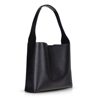 Stella Leather Women's Tote Bag, Black - BlackBrook Case